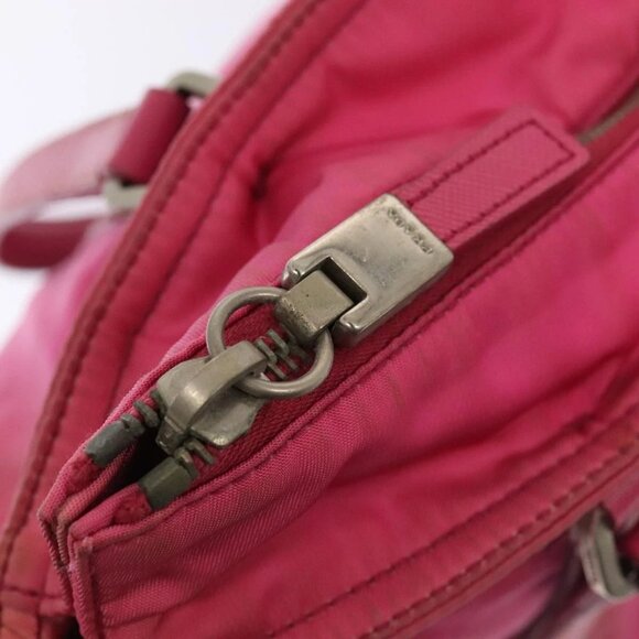 PRADA Hand Bag Nylon Pink Auth bs18106 - Picture 13 of 16